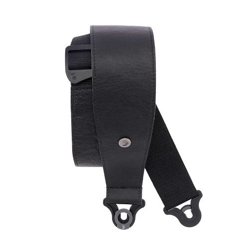 D'Addario 30BAL00 Comfort Leather Auto Lock Lederen Gitaarband Zwart