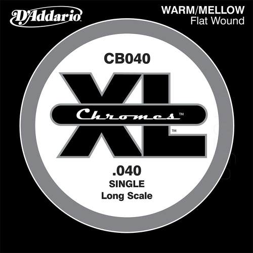 D'Addario CB040 Chromes Flatwound Losse Bassnaar .040