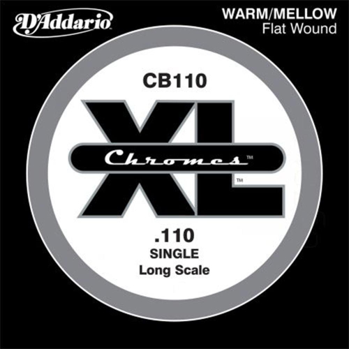 D'Addario CB110 Chromes Flatwound Losse Bassnaar .110