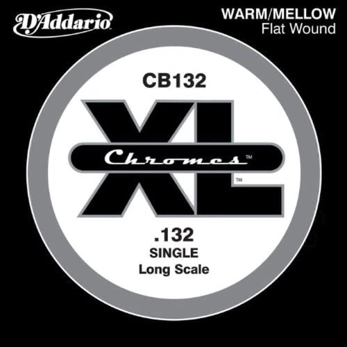 D'Addario CB132 Chromes Flatwound Losse Bassnaar .132