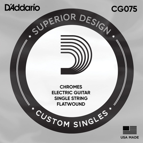 d'addario chromes losse flatwound snaar .075
