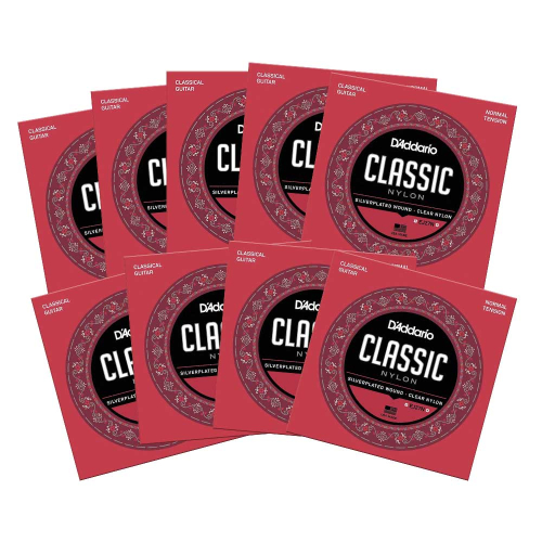 D'Addario EJ27N Klassieke Gitaarsnaren - Normale Spanning 9-Pack
