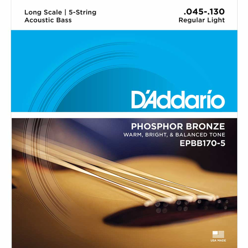 D'Addario EPBB170-5 Akoestische Bassnaren 5-Snarig (45-130)