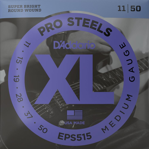 D'Addario EPS515 ProSteels Elektrische Gitaarsnaren (11-50) Medium
