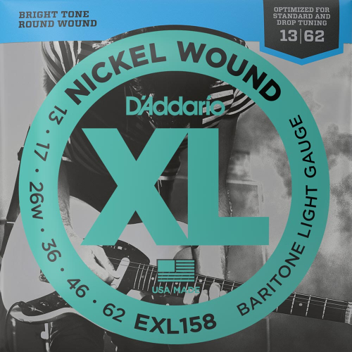 D'Addario EXL158 Snaren voor Baritone Gitaar (13-62)
