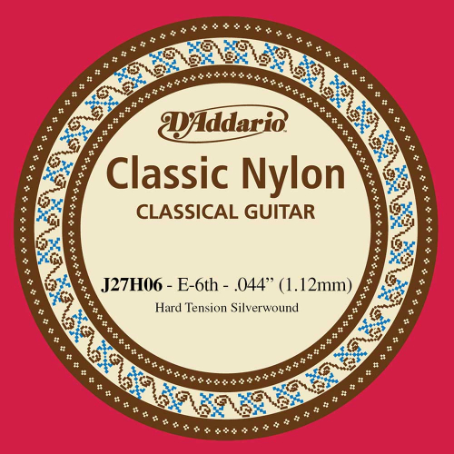 D'Addario J27H06 Losse Zilveren E6-Snaar - Hoge Spanning