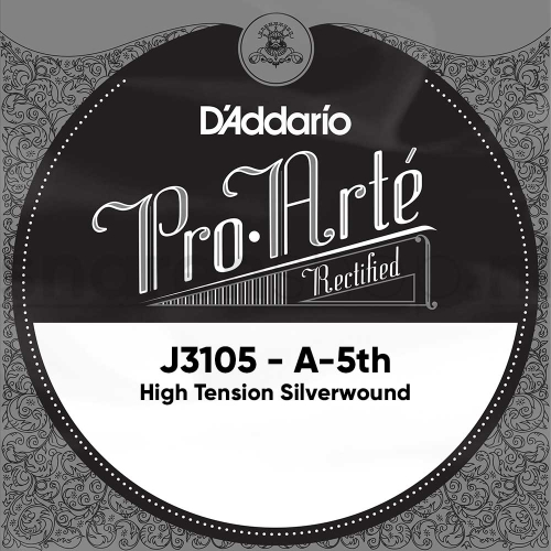 D'Addario J3105 Silverwound Losse Klassieke A5-Snaar - Hoge Spanning