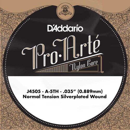 D'Addario J4505 Losse Klassieke Silverwound Snaar - A5