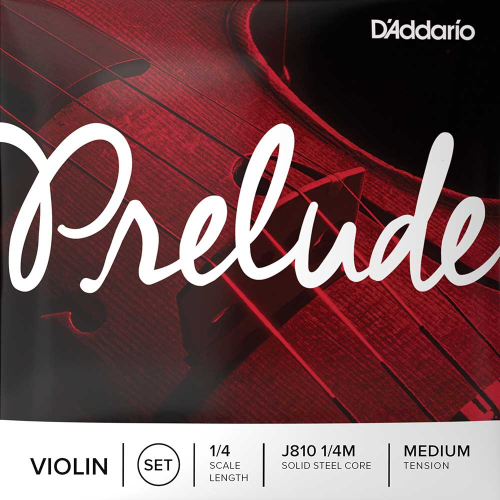 D'Addario J810 1/4M Prelude Vioolsnaren 1/4e Viool - Medium Spanning