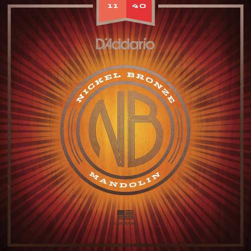D'Addario NBM1140 Nickel Bronze Mandoline Snaren (11-40) Medium