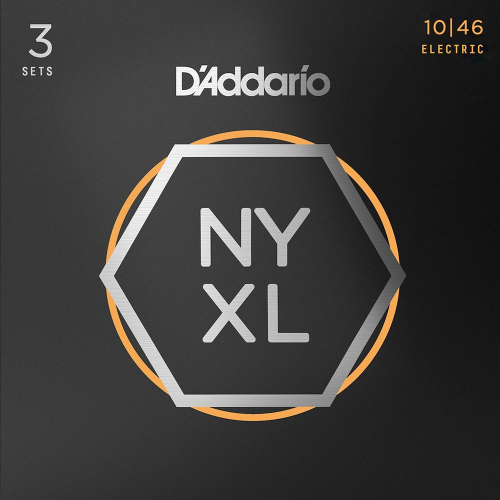 D'Addario NYXL1046-3P Elektrische Gitaarsnaren (10-46) 3-Pack