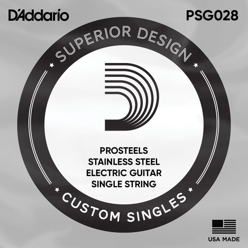 D'Addario PSG028 ProSteels Losse Snaar .028