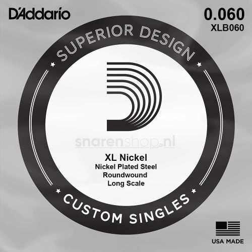 D'Addario XLB060 Nickel Wound Losse Bassnaar .060