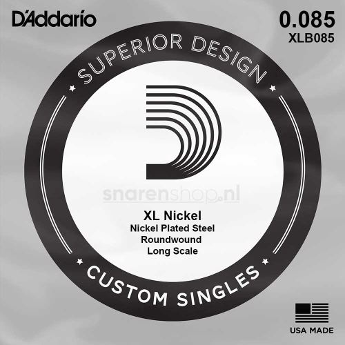 D'Addario XLB085 Nickel Wound Losse Bassnaar .085