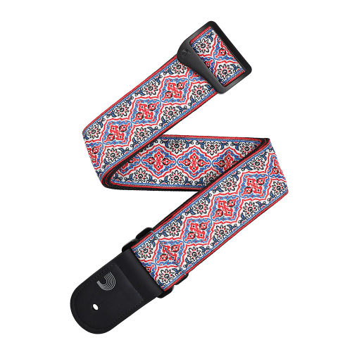 D'Addario 50RW07 Eco Persian Geweven Gitaarband White