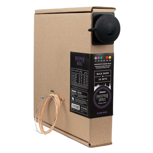 D'Addario EJ26-B25 Bulk Shop Phosphor Bronze Akoestische Snaren (11-52) 25-Pack