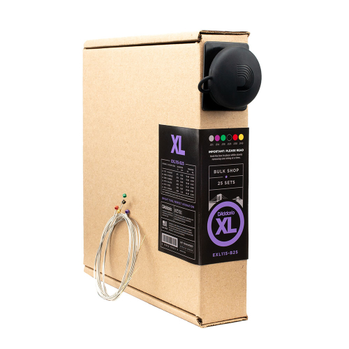 D'Addario EXL115-B25 Bulk Shop Elektrische Gitaarsnaren (11-49) 25 Sets, Medium