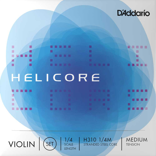 D'Addario H310 1/4M Helicore Vioolsnaren 1/4e Viool - Medium Spanning