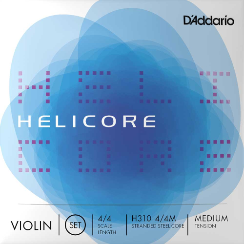 D'Addario H310 4/4M Helicore Vioolsnaren 4/4e Viool - Medium Spanning