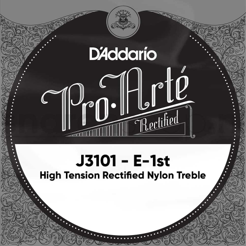 D'Addario J3101 Rectified Nylon Losse Klassieke E1-Snaar - Hoge Spanning