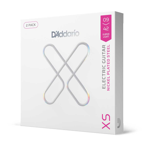 D'Addario XSE0942-2P Gecoate Elektrische Gitaarsnaren (9-42) 2-Pack