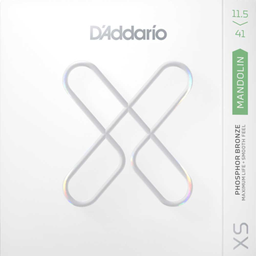 D'Addario XSM11541 Gecoate Mandoline Snaren (11.5-41) Medium Heavy