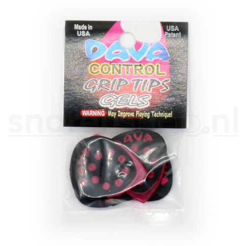Dava Control Grip Tips Gels Plectrum 6-Pack