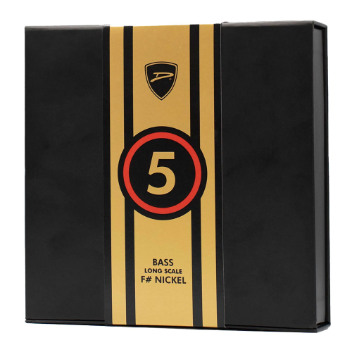 Dingwall DWNI-5F Nickel-Plated Steel Bassnaren 5-Snarig F# Tuning (55-170)