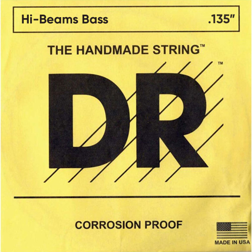 DR Strings BS-R-135 Hi-Beams Stainless Steel .135 Losse Bassnaar