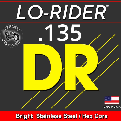 DR Strings LRBSH135 LoRider Losse Bassnaar .135 Low B