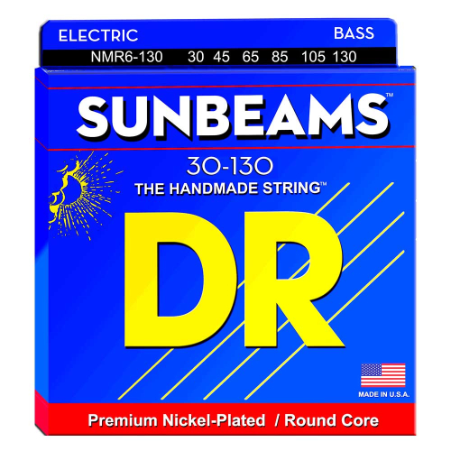 DR Strings NMR6-130 Sunbeams Bassnaren 6-Snarig (30-130)