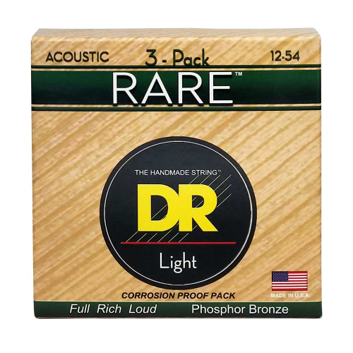 DR Strings RPM-12-3PK Rare Acoustic Akoestische Snaren (12-54) 3-Pack