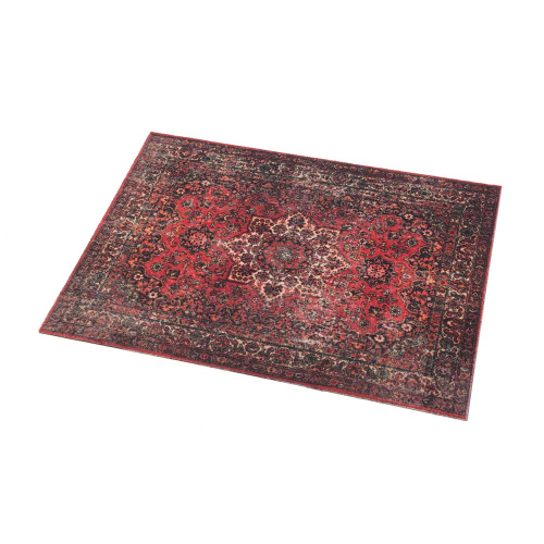DRUMnBASE Pedal & Amp Stage Rug Vintage Persian Original Red