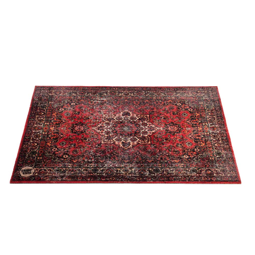 DRUMnBASE Vintage Persian Stage Rug Original Red (130 cm x 90 cm)
