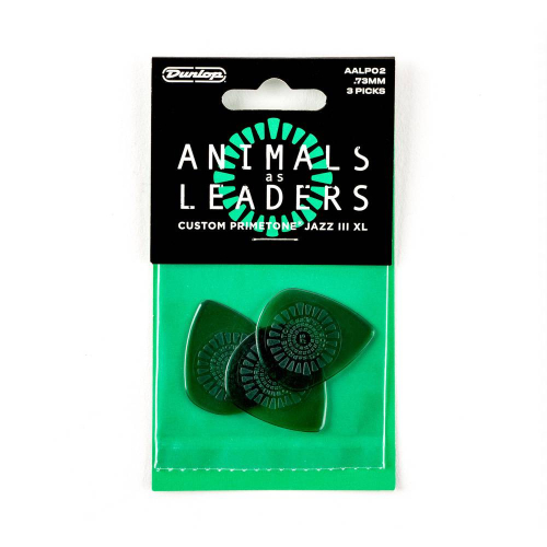 Dunlop AALP02 Animals As Leaders Primetone 0.73mm Plectrum Groen 3-Pack