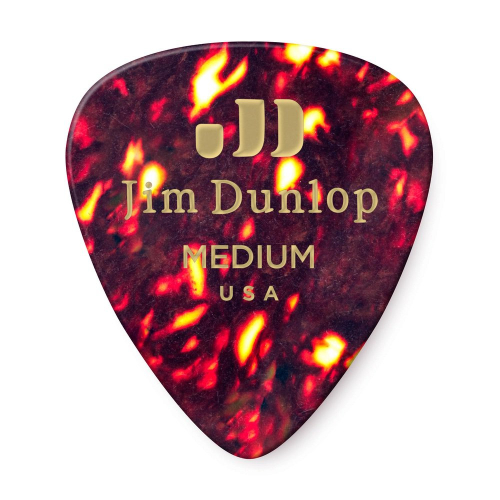 Dunlop Celluloid Standard Plectrum Medium 0.73mm - Per Stuk