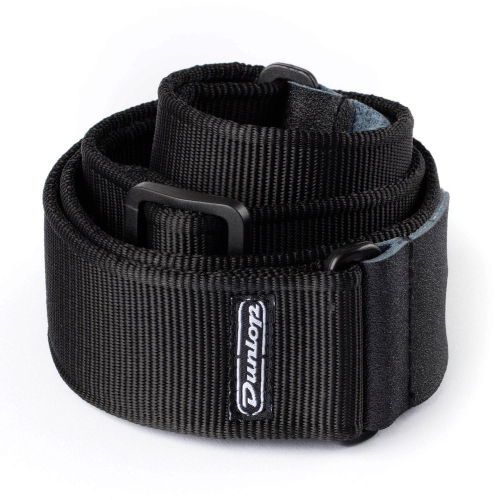 Dunlop D38-09BK Classic Black Strap Gitaarband Zwart