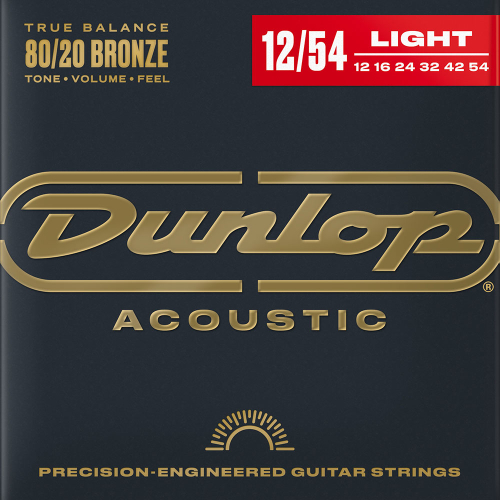 Dunlop DAB1254 Westernsnaren Bronze (12-54) Light
