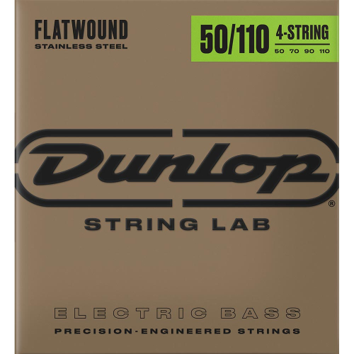 Dunlop DBFS50110 Flatwound Bassnaren (50-110)