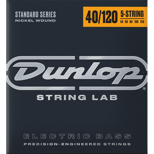 Dunlop DBN40120 Bassnaren 5-Snarig Nickel Wound (40-120)