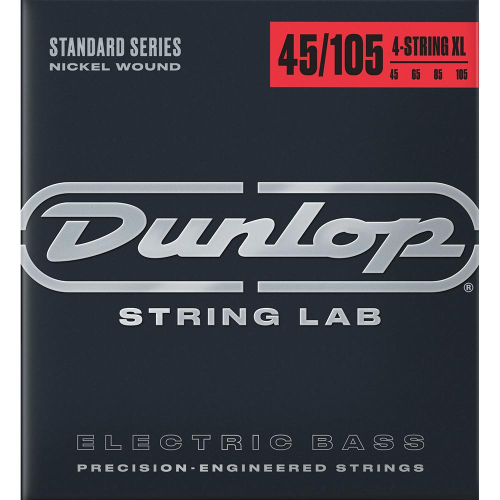 Dunlop DBN45105XL Bassnaren Nickel Wound Extra Long Scale (45-105)