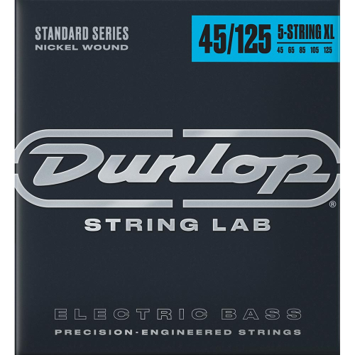Dunlop DBN45125XL Bassnaren 5-Snarig Super Long Scale (45-125) 