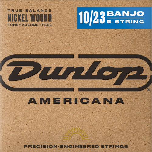 Dunlop DJN1023 Americana Nickel Wound Snaren voor 5-Snarige Banjo (10-23)