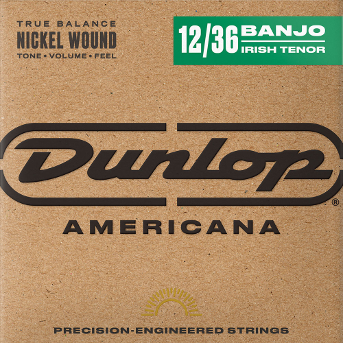 Dunlop DJN1236 Americana Nickel Wound Snaren voor Irish / Ierse Tenor Banjo (12-36)