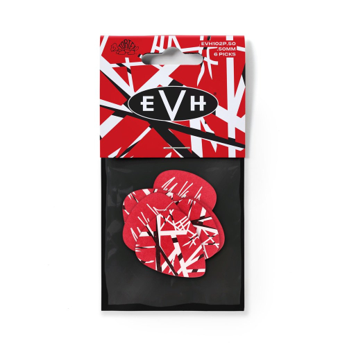Dunlop EVH102P050 Eddie van Halen Tortex Plectrum 0.50mm 6-Pack