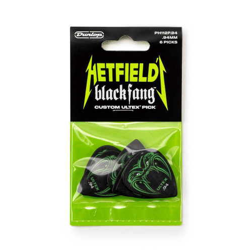 Dunlop PH112P94 James Hetfield Black Fang Ultex Plectrum 0.94mm 6-Pack