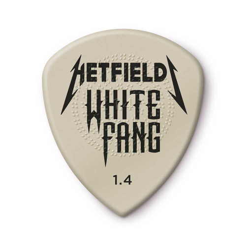 Dunlop PH122P140 James Hetfield White Fang 1.4mm Plectrum 6-Pack