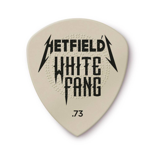 Dunlop PH122P73 James Hetfield White Fang 0.73mm Plectrum - Per Stuk