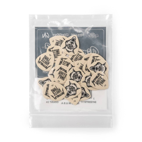 Dunlop PH122R73 James Hetfield White Fang 0.73mm Plectrum 24-Pack
