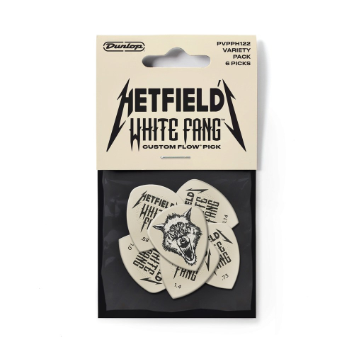 Dunlop PVPPH122 Hetfield's White Fang Plectrum Variety 6-Pack